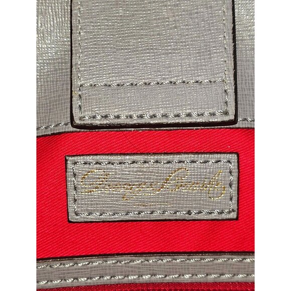 Dooney & Bourke Women's Gray Pebbled Leather Tassel Hadley Tote Bag L 1917 - Picture 14 of 16